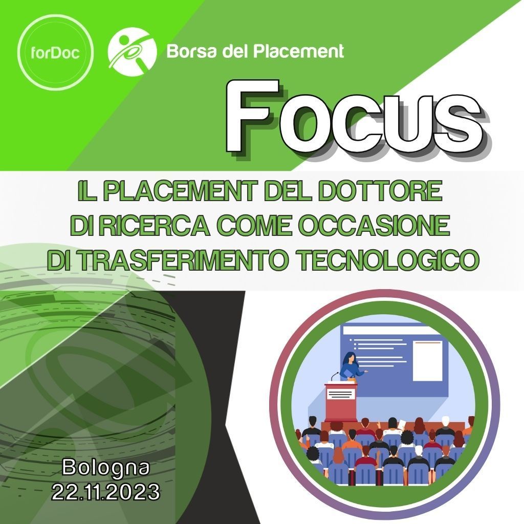 Borsa del Placement forDoc | Focus 2023